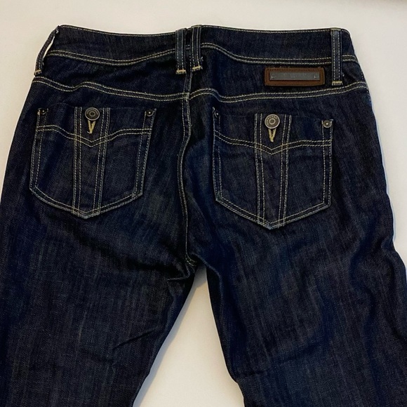 Burberry Low Rise Capri Blue Denim Jean Size 27 - Picture 9 of 16